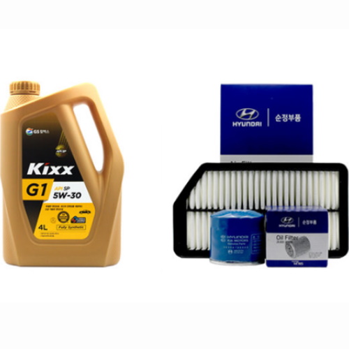 GS칼텍스 KIXX G1 5W30 + 순정필터 아반떼AD 가솔린