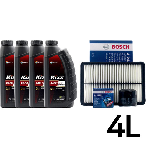 GS칼텍스 KIXX 파오1 0W30 + 보쉬필터 LF쏘나타 가솔린