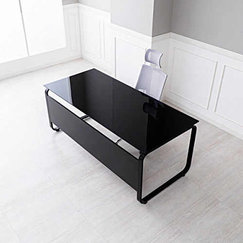 TS퍼니처 데임 강화유리 A형 책상용 책상