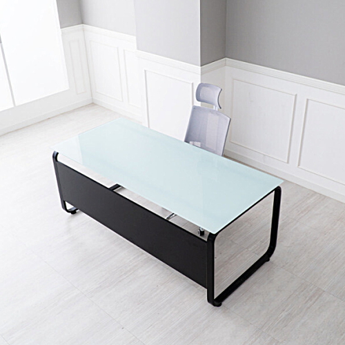 TS퍼니처 데임 강화유리 A형 책상용 책상