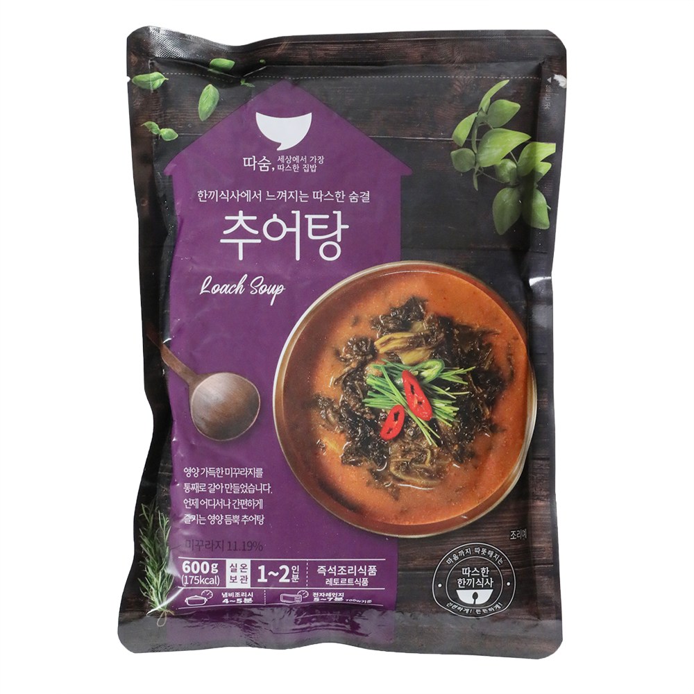 따숨 추어탕 600g[5개] 이미지 71367025