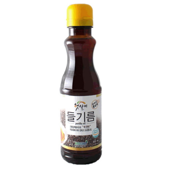 금호식품 햇살비 국산 들기름 500ml