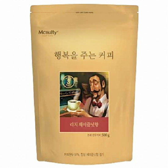 맥널티  헤이즐넛 분쇄 500g