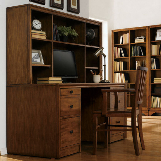 디자인벤처스 콜린스빈티지 원목 책상세트+책꽂이