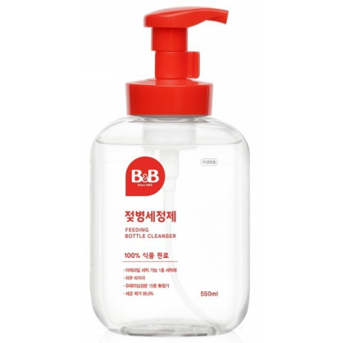  B&B 비앤비 젖병 세정제 거품형 용기 550ml [1개]