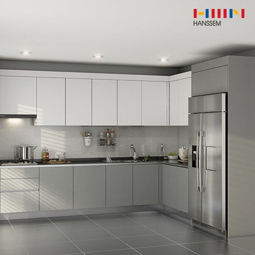 한샘  베리키친 슬림 ㄱ자 냉장고장