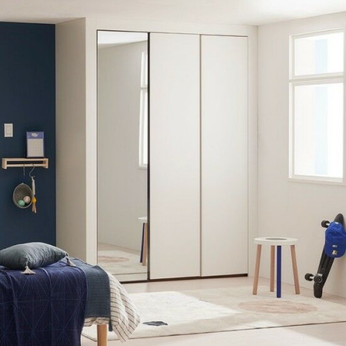 한샘  바이엘 채널 작은방 거울 붙박이장 행거형