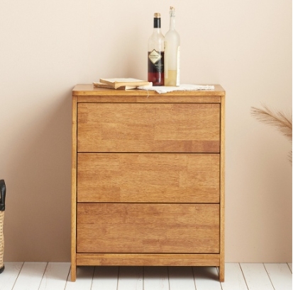 나누벨 알베로 3단 원목 옷 서랍장 600