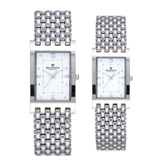 유로 스퀘어 메탈워치 BC6095MF 남녀커플시계 남녀손