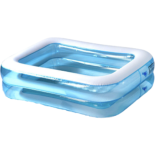 2단 투명블루 엠보싱 풀장 (BW54412)