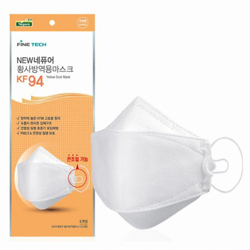 파인텍 뉴네퓨어 프리미엄 황사방역용 마스크 KF94 대형