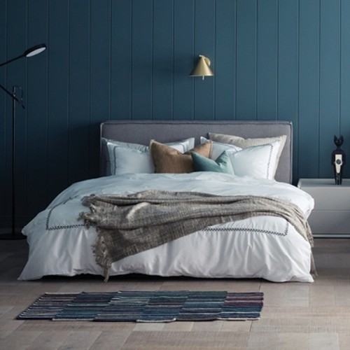 시몬스 플란 실버그레이 침대 Q 하드 타입