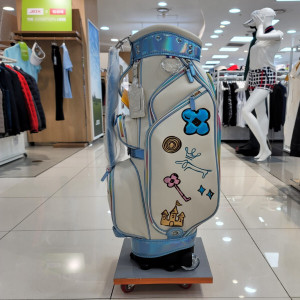 루이까스텔  PU 홀로그램 트롤리캐디백 3LCGF602I