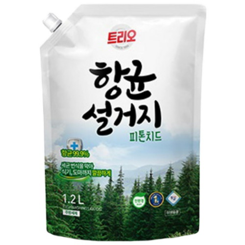트리오 항균설거지 피톤치드 리필 1.2L