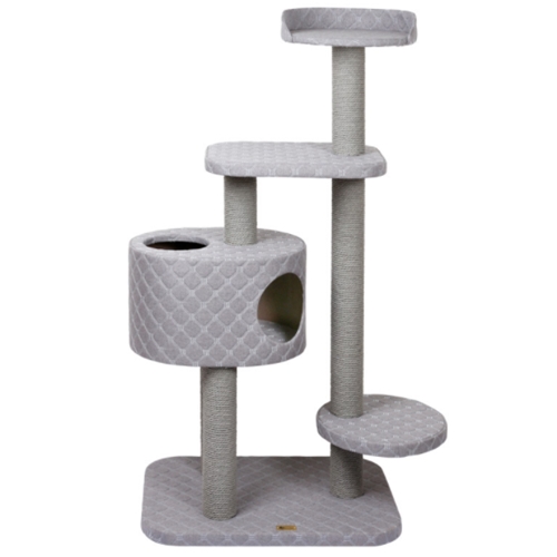 펫모닝  패브릭 체크 캣타워 PMC-AS318