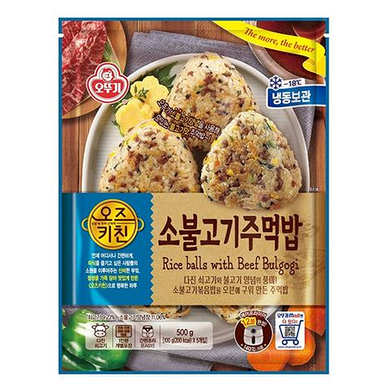 오뚜기 오즈키친 소불고기 주먹밥 500g
