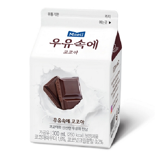 매일유업 우유속에 딸기과즙 300ml