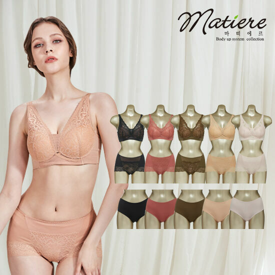 마띠에르 보정 노와이어 브라팬티세트