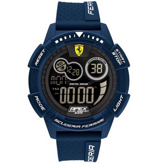 페라리 0830858 Mens Quartz Watch with Silicone S