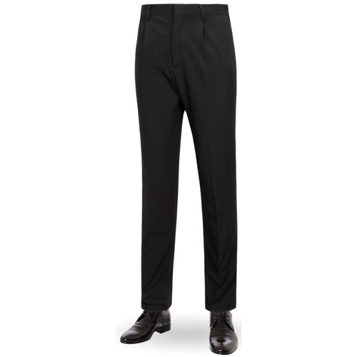 파파브로 남성 기모 스판 양복 수트 원턱 정장바지_LO SPK K250