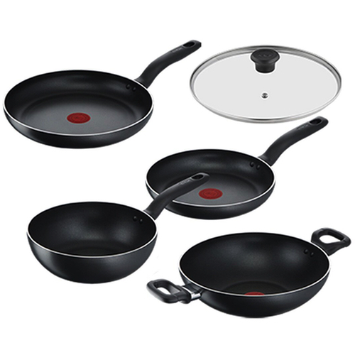 테팔  인텐시브 블랙 프라이팬 5종 (팬24,28+볶음24+양수웍28+뚜껑)