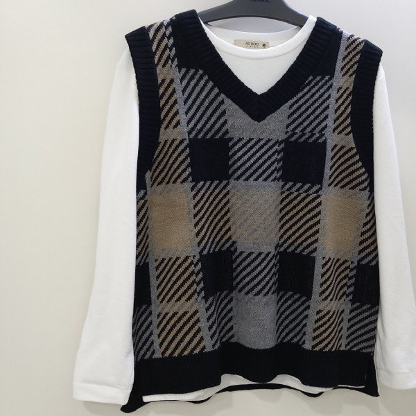 애드혹 유니 체크베스트 HX9VE80