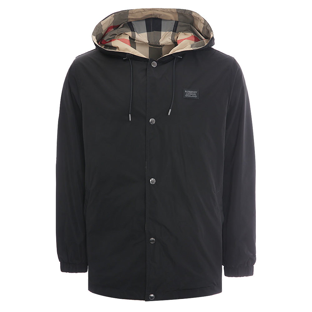 버버리 리버서블 체크 후드 자켓_8043403