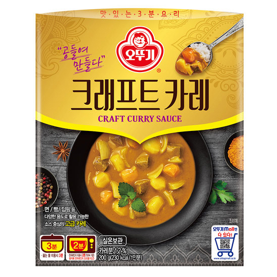 오뚜기  크래프트 카레 200g