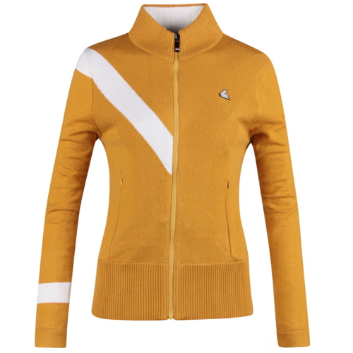 럭스골프  배색 골프 울 방풍 바람막이 니트 LB20W803W