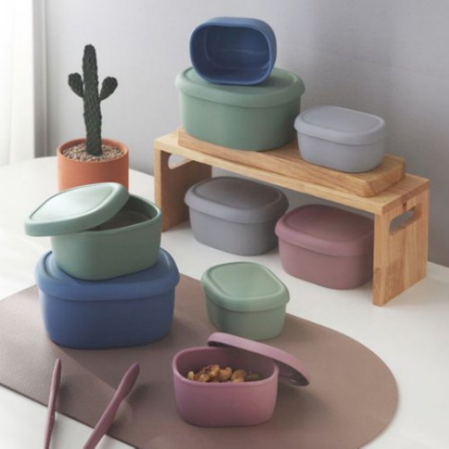 실리콘 냉동냉장 밀폐용기