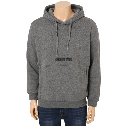 뱅뱅 남녀공용 밍크 기모 후드 티셔츠 CTH632