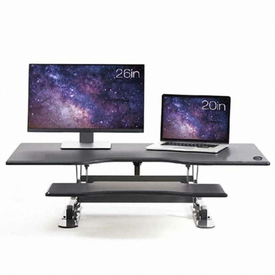 바우 진케어 코어데스크 일렉 듀얼 거치형 책상