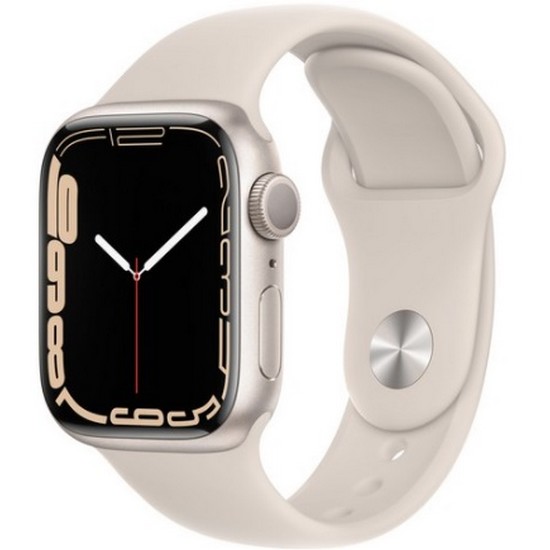 Apple  워치 시리즈7 41mm 스타라이트 알루미늄