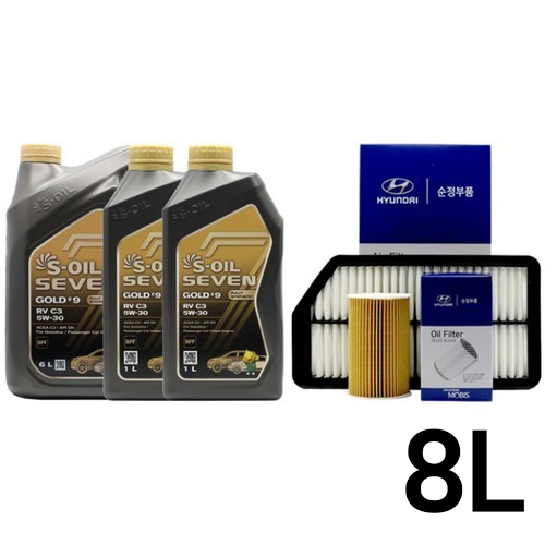 에스오일  세븐골드 RV C3 5W30 + 순정필터 투싼IX 디젤