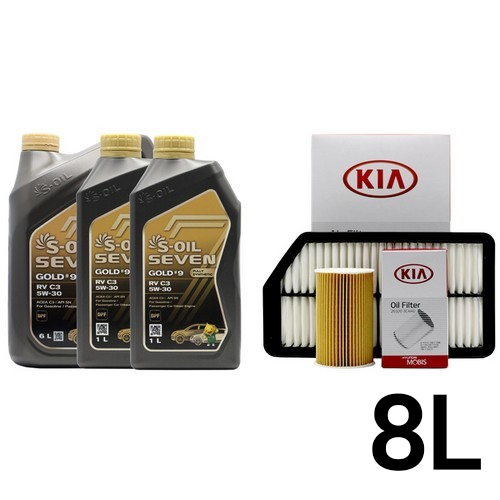 에스오일  세븐골드 RV C3 5W30 + 순정필터 올뉴스포티지QL 2.0 디젤
