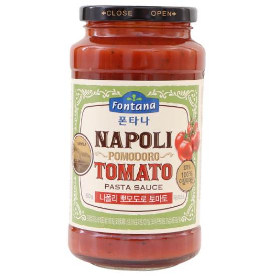 폰타나 나폴리 뽀모도로 토마토 파스타소스 600g