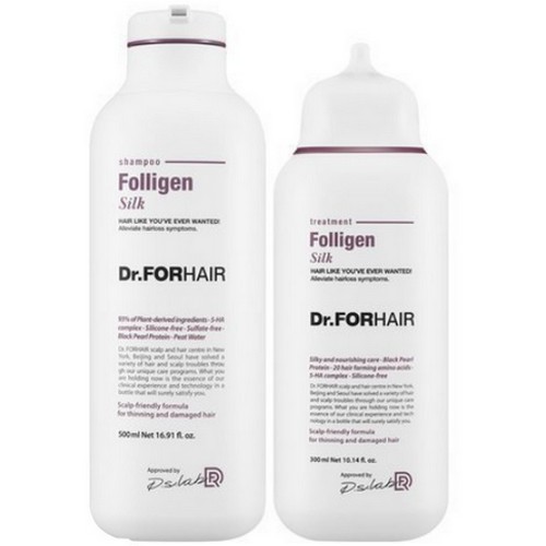 닥터포헤어 폴리젠 실크 샴푸 500ml+실크 트리트먼트 300ml 2종세트