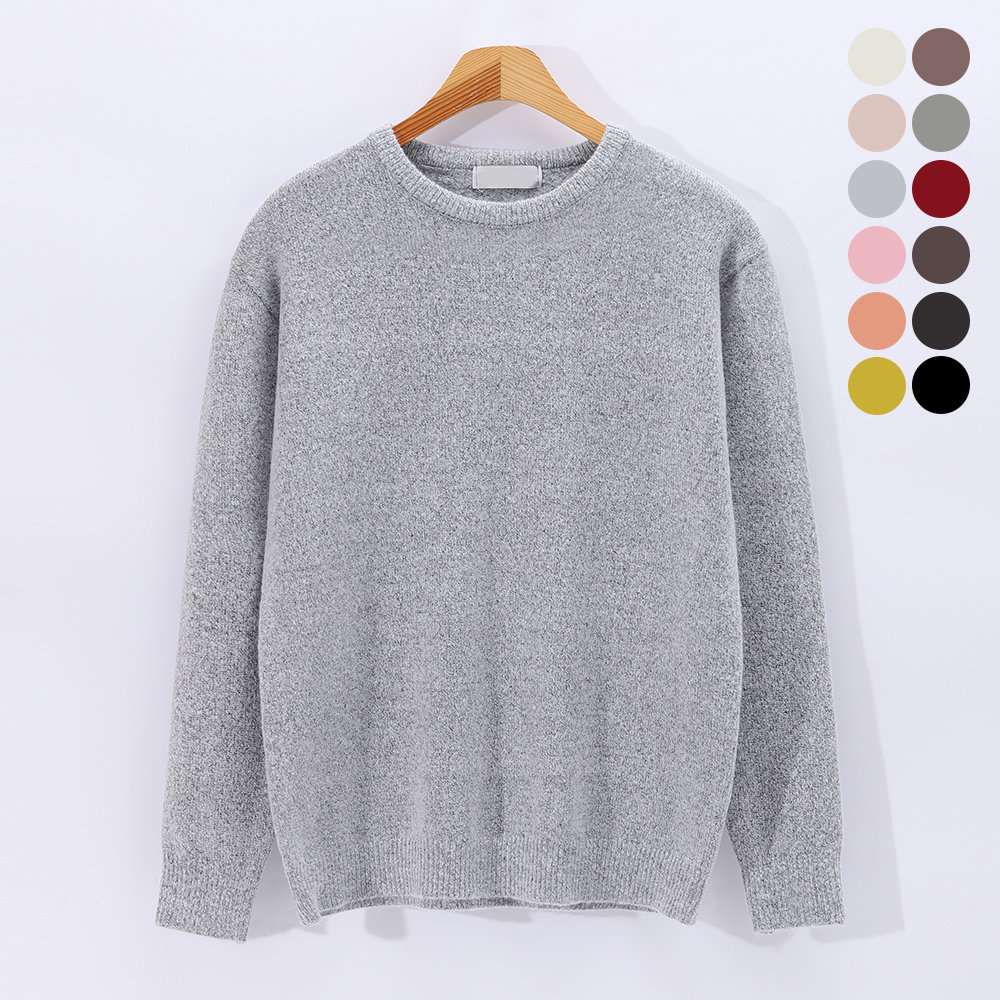 후앙스 12컬러 데일리 소프트 라운드 니트 EYSW0106