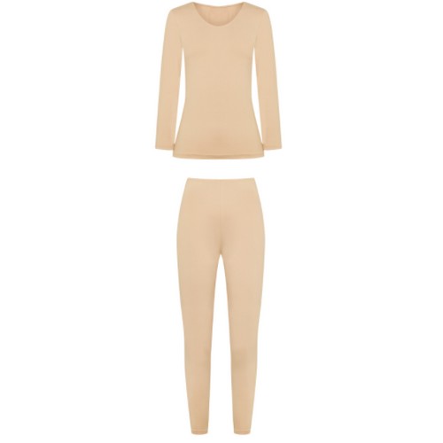 비너스 여성 극세사 양모 스판 내의 상하세트_VLGI001S