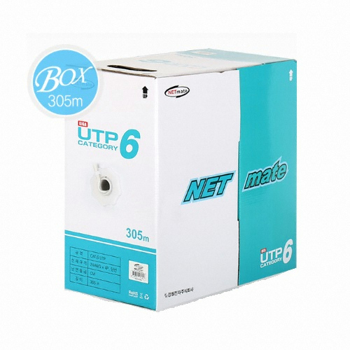 강원전자 NETmate CAT.6 UTP 제작형 랜케이블 박스