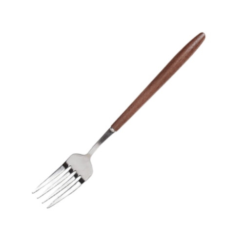 벨류세라믹 디니스 월넛 우드 커트러리 디너포크