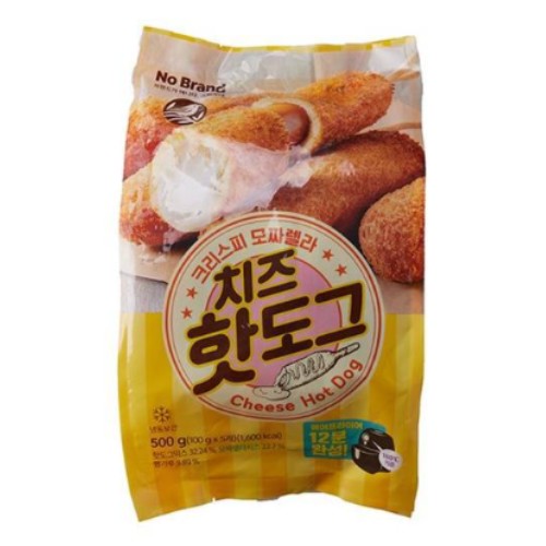 이마트 노브랜드 크리스피 모짜렐라 치즈 핫도그 500g