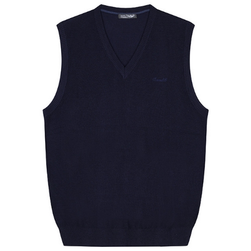 크로커다일 남성 조직 브이넥 베스트_CDAA7TP9793