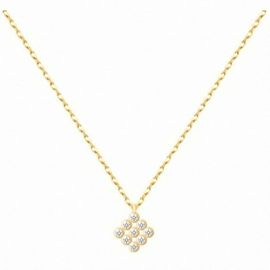 브리앙  18K 싱크로 다이아몬드 목걸이