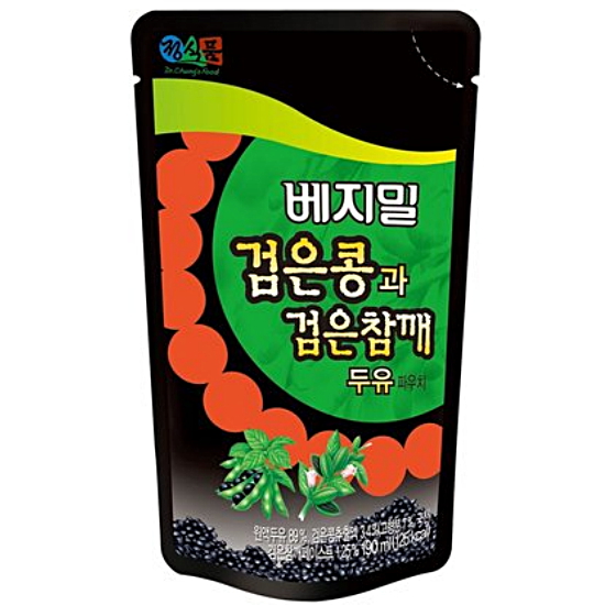  정식품 베지밀 검은콩과 검은참깨 파우치 190ml [15개]