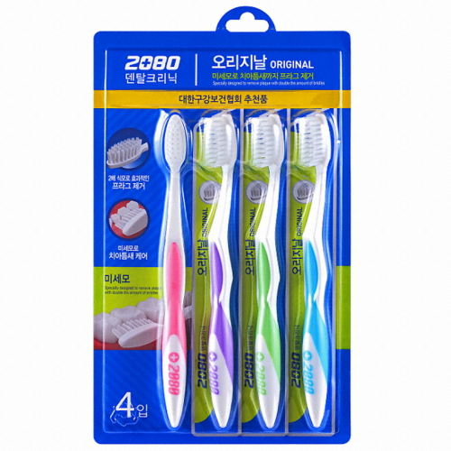 애경 2080 덴탈크리닉 오리지날 미세모 칫솔