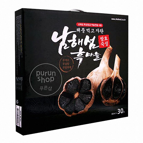 남해섬흑마늘 흑마늘 진액 80ml 30포