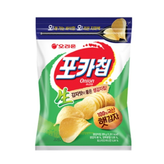 오리온  포카칩 양파맛 229g