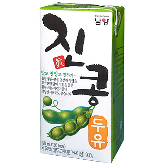 남양유업  진콩두유 190ml