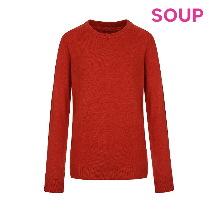 스위트숲 라운드넥 베이직 니트 SXALK90